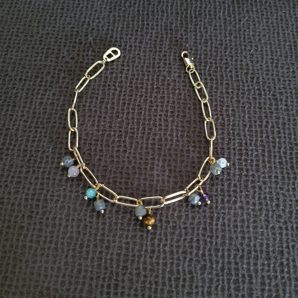 ✨️HP✨️ Luna🌙 Norte Multiple Gemstone Bead Bracelet - NIB - Picture 12 of 16